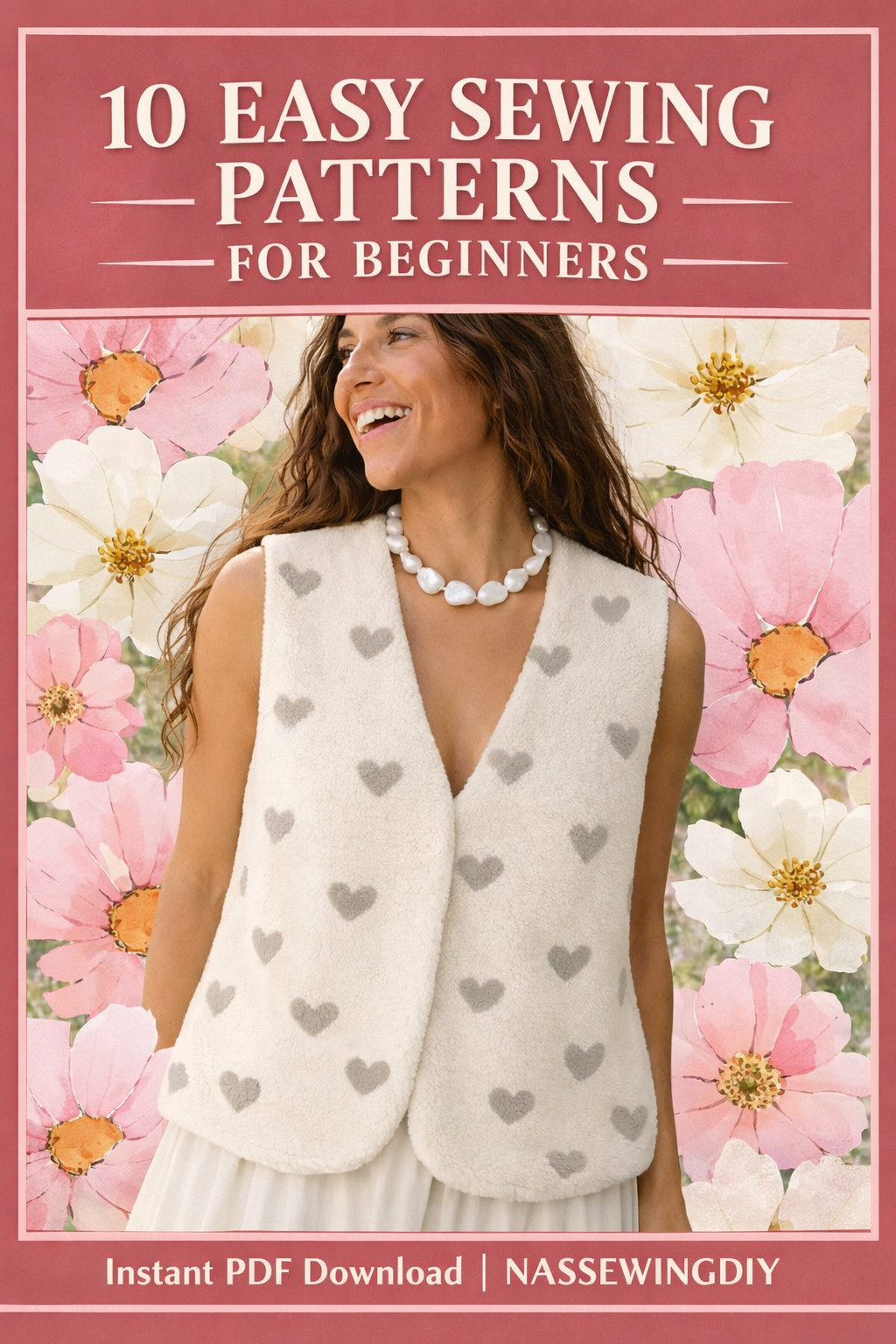 10 Easy Sewing Patterns for Beginners — Instant PDF Download | NASSEWINGDIY