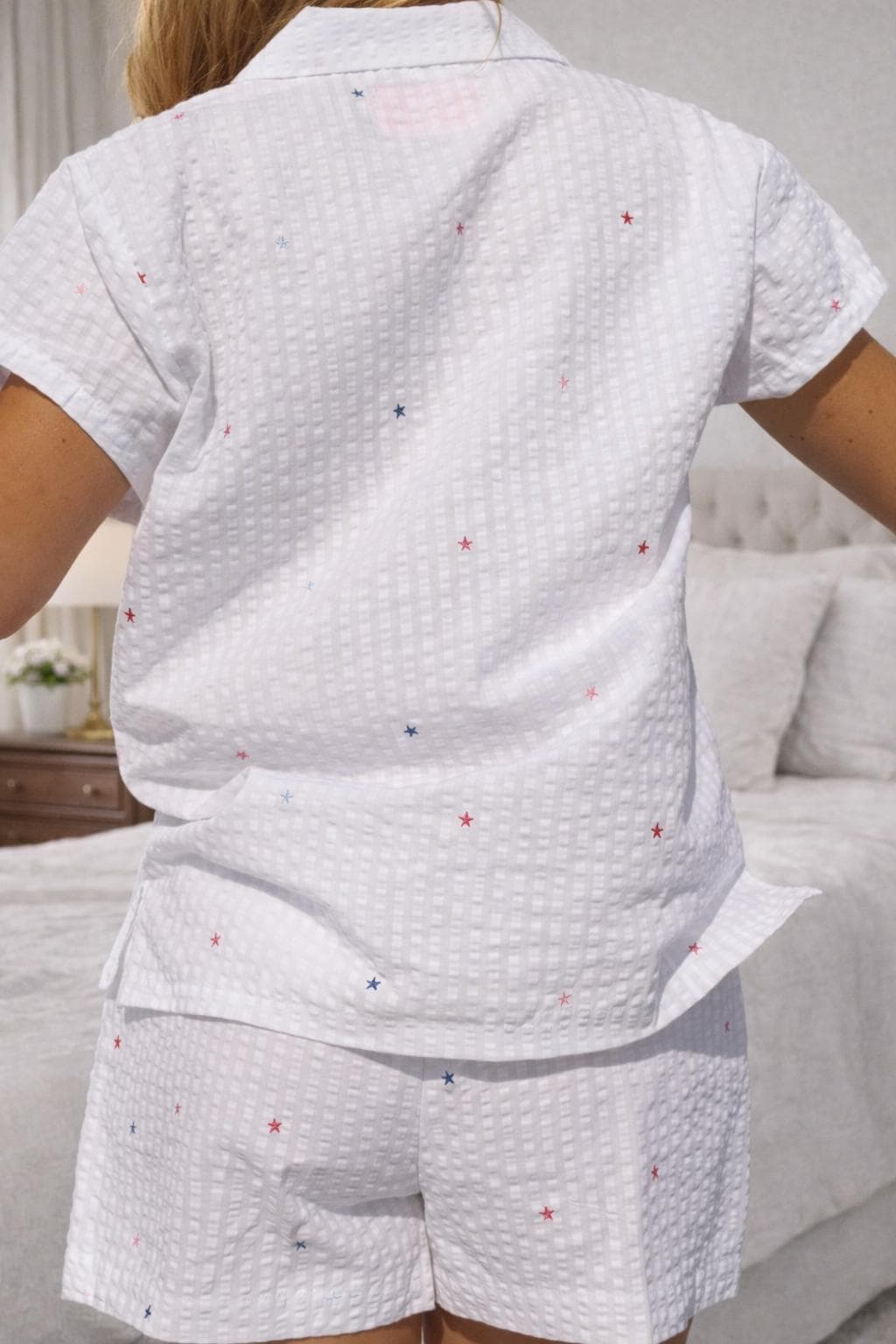 Women’s Pajama Set Sewing Pattern | Shirt + Shorts or Pants | Sizes XXS–5XL | Printable PDF