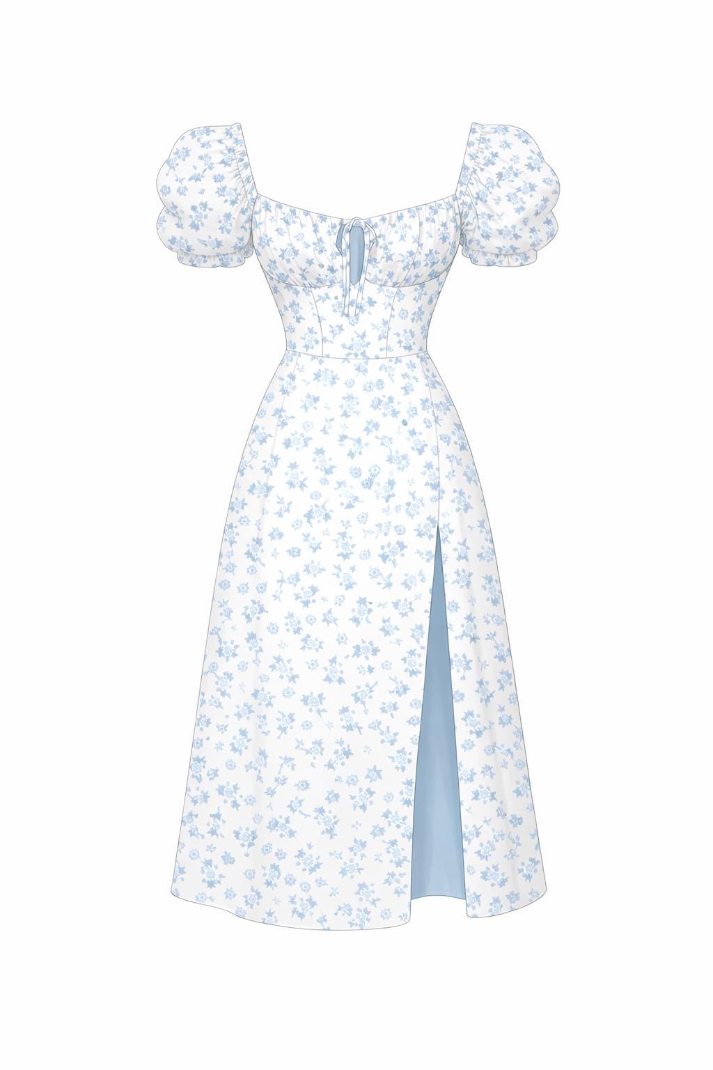 Milkmaid Dress Sewing Pattern | Cottagecore Corset Style (XXS-5XL) (PDF Pattern)