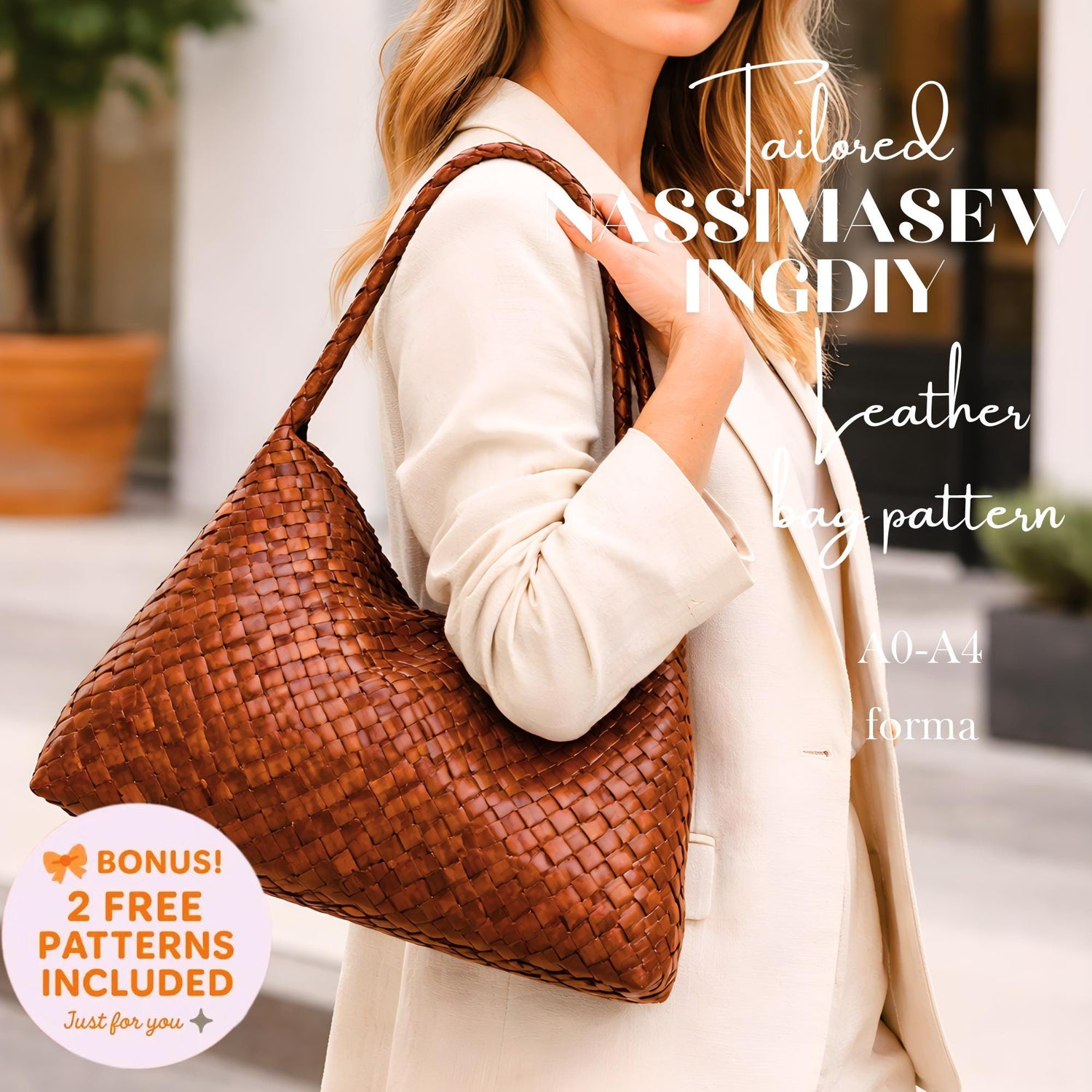 Boho Hobo Bag Sewing Pattern PDF , Photo Tutorial, two format