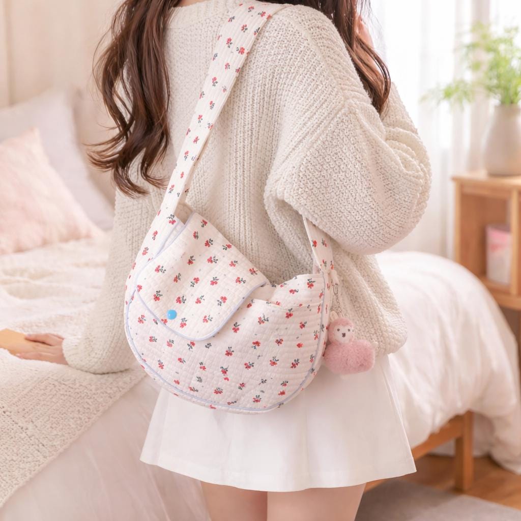 Pet Sling Sewing Pattern PDF: Crossbody Cat & Small Dog Carrier