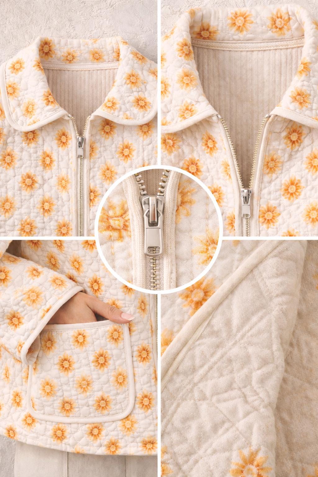 Quilt Coat PDF Sewing Pattern: Oversized Pockets, Sizes 2XS-4XL