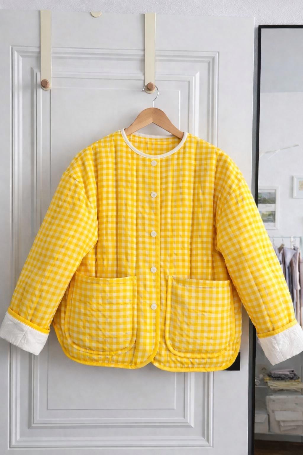 Quilt Coat PDF Sewing Pattern: Upcycled Jacket, Unisex XS-3XL (Instant Download)