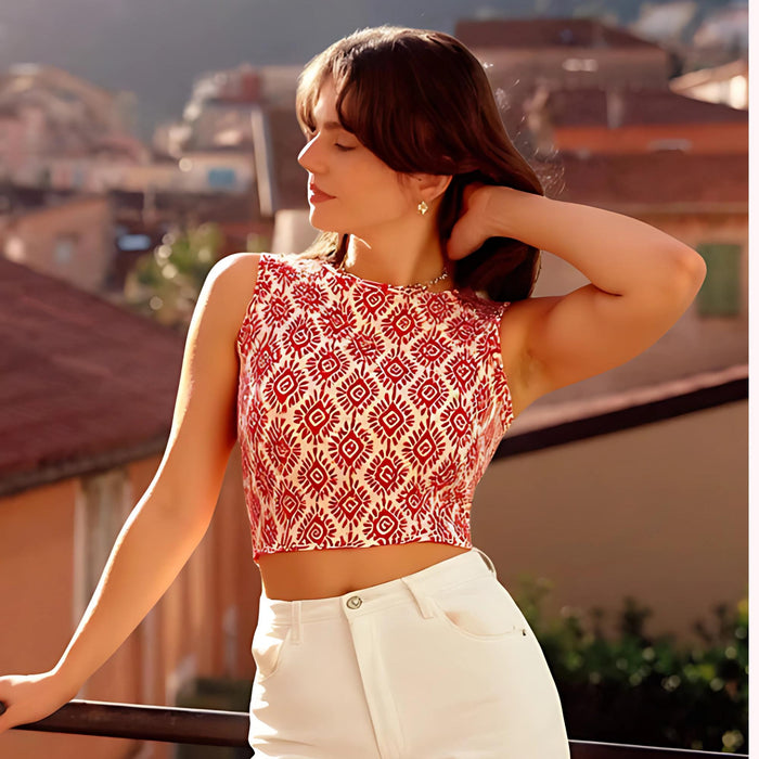 Open Back Tie Top Sewing Pattern, Beginner Friendly (PDF)