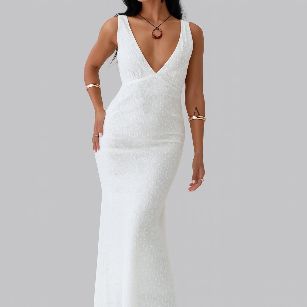 V-Neck Bias Cut Dress Sewing Pattern: Beginner-Friendly (PDF Download XXS-6XL)