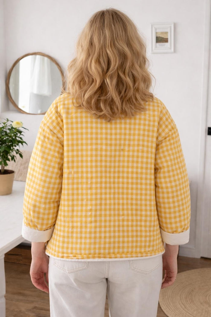 Quilt Coat PDF Sewing Pattern: Upcycled Jacket, Unisex XS-3XL (Instant Download)