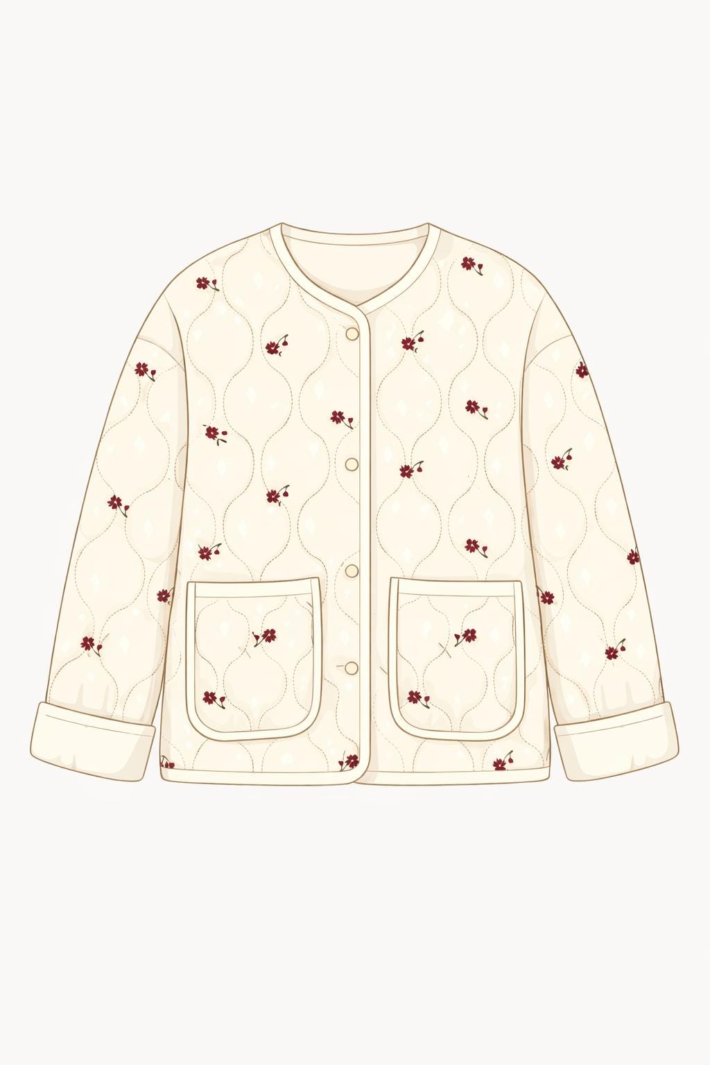 Quilt Coat PDF Sewing Pattern: Upcycled Jacket, Unisex XS-3XL (Instant Download)