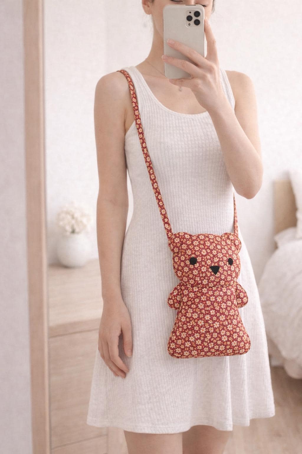 Bear Bag Sewing Pattern, Crossbody PDF Pattern