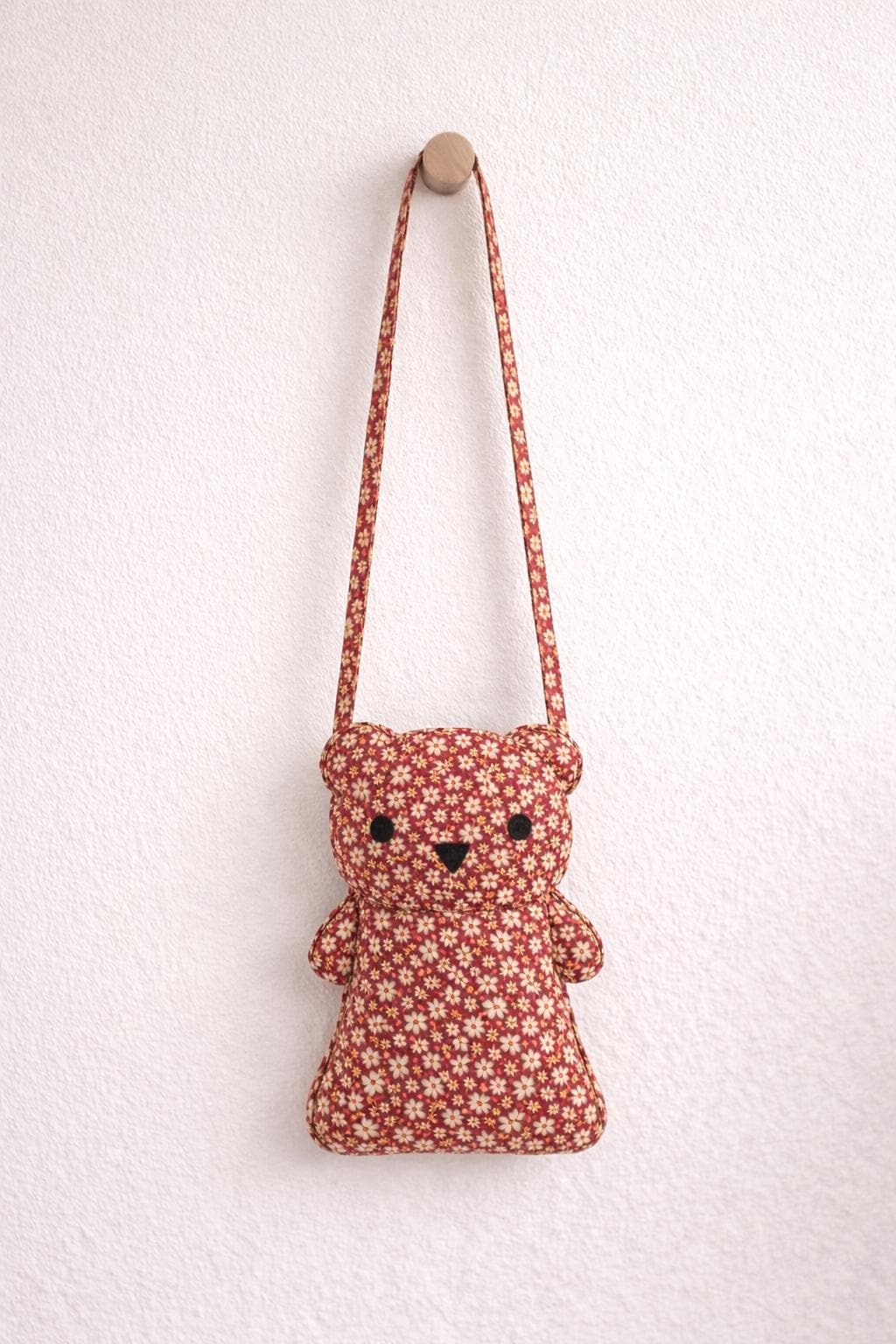 Bear Bag Sewing Pattern, Crossbody PDF Pattern