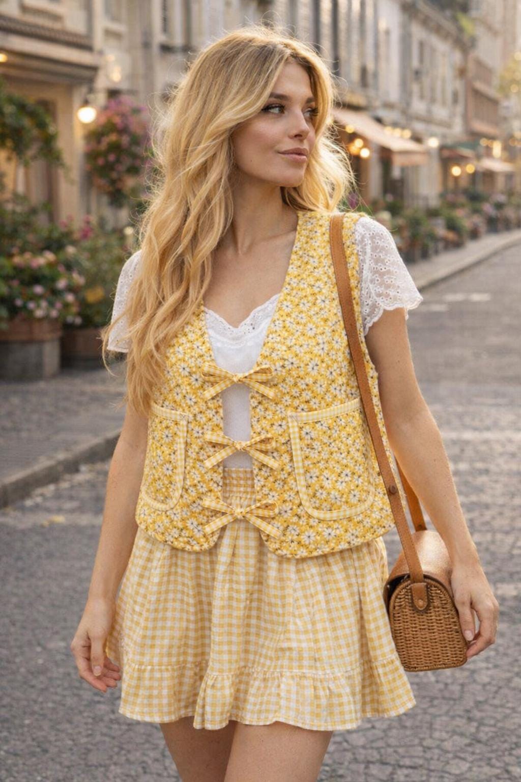 Tie Front Vest Sewing Pattern | Beginner Friendly (PDF Pattern)