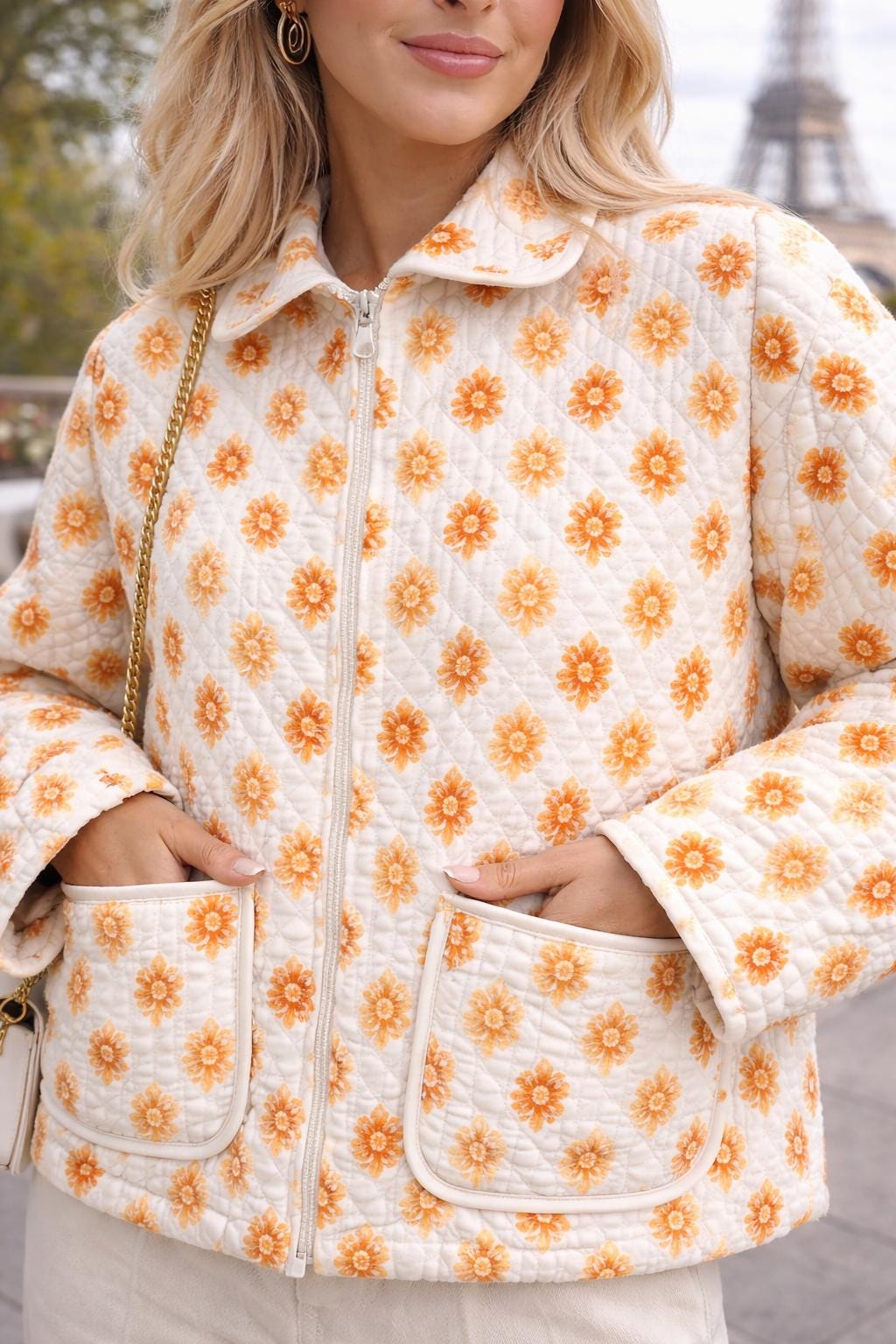Quilt Coat PDF Sewing Pattern: Oversized Pockets, Sizes 2XS-4XL