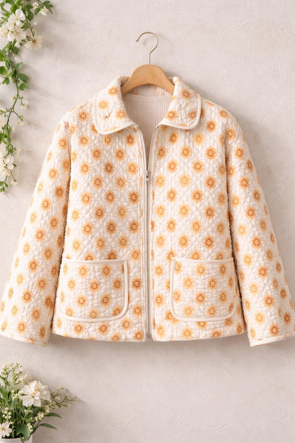 Quilt Coat PDF Sewing Pattern: Oversized Pockets, Sizes 2XS-4XL