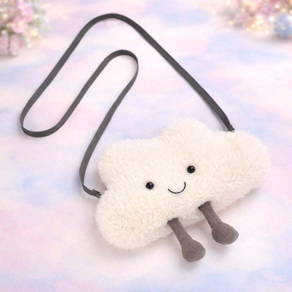Cloud Plush Crossbody Bag Sewing Pattern | Beginner Friendly (PDF Pattern)
