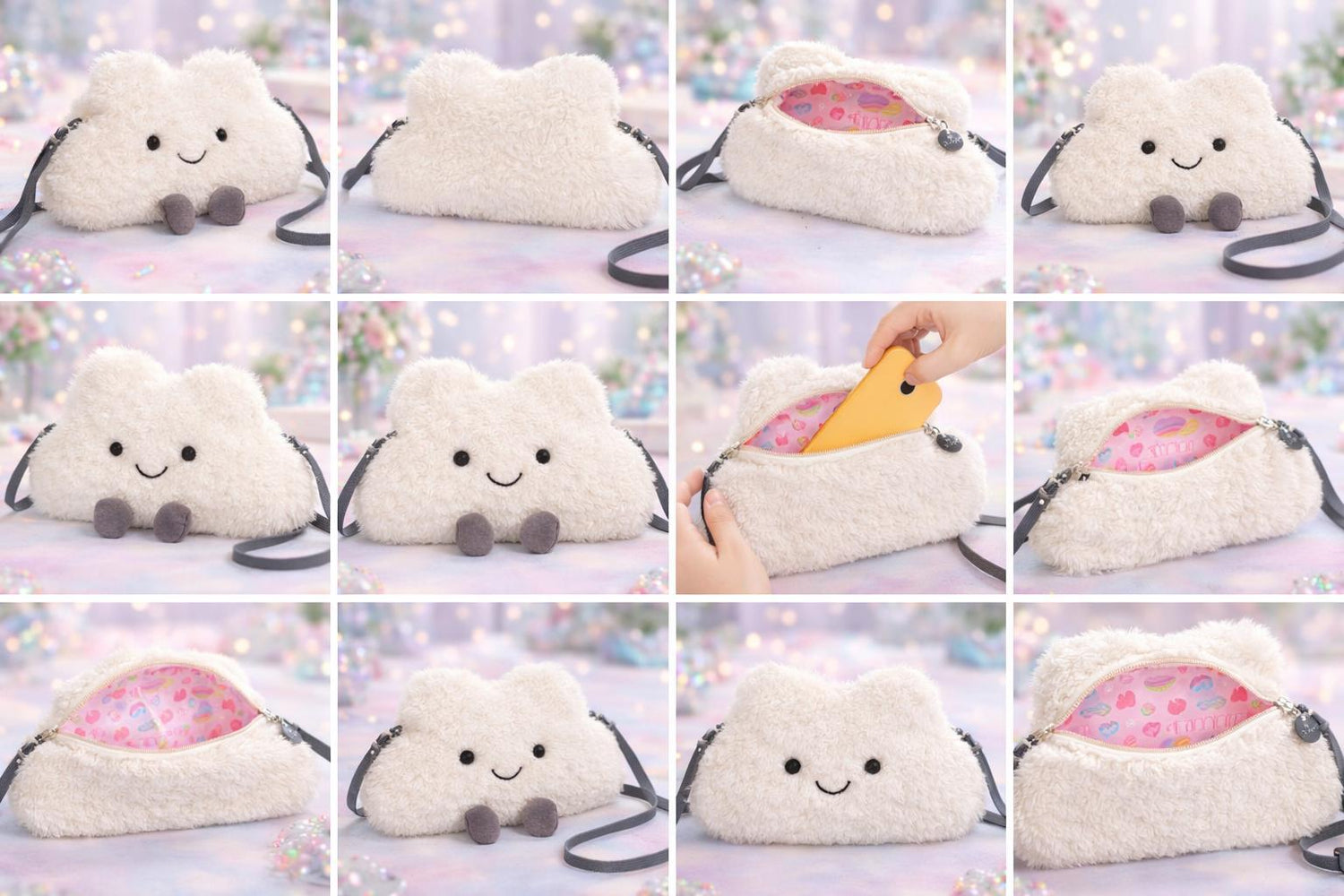 Cloud Plush Crossbody Bag Sewing Pattern | Beginner Friendly (PDF Pattern)