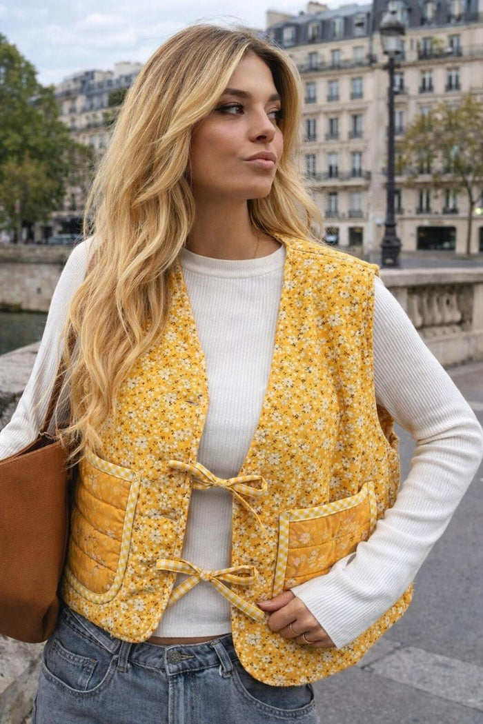 Tie Front Vest Sewing Pattern | Beginner Friendly (PDF Pattern)