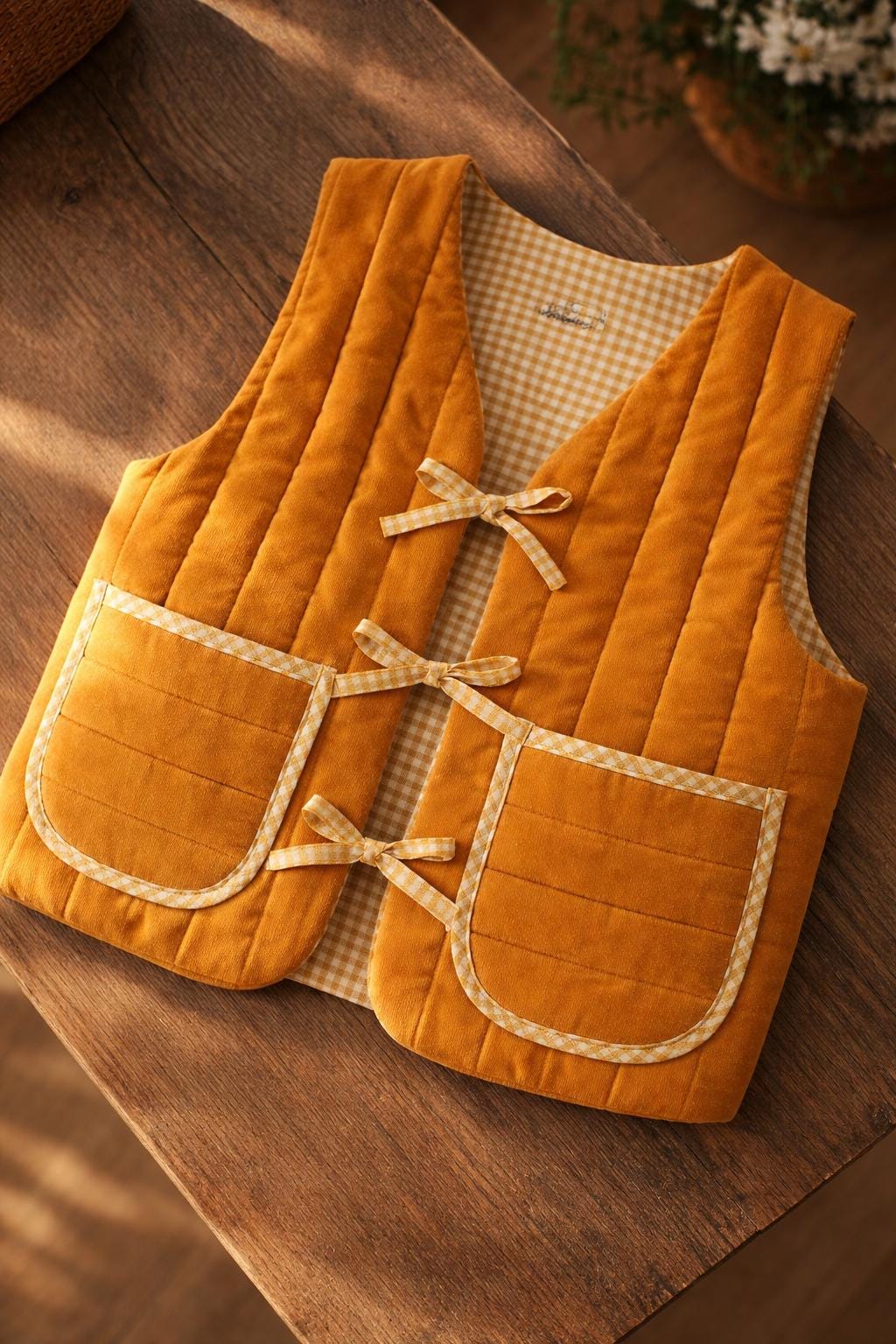 Tie Front Vest Sewing Pattern | Beginner Friendly (PDF Pattern)