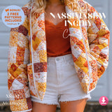 Quilted Patchwork Jacket Sewing Pattern: Women's Overcoat (PDF Pattern)