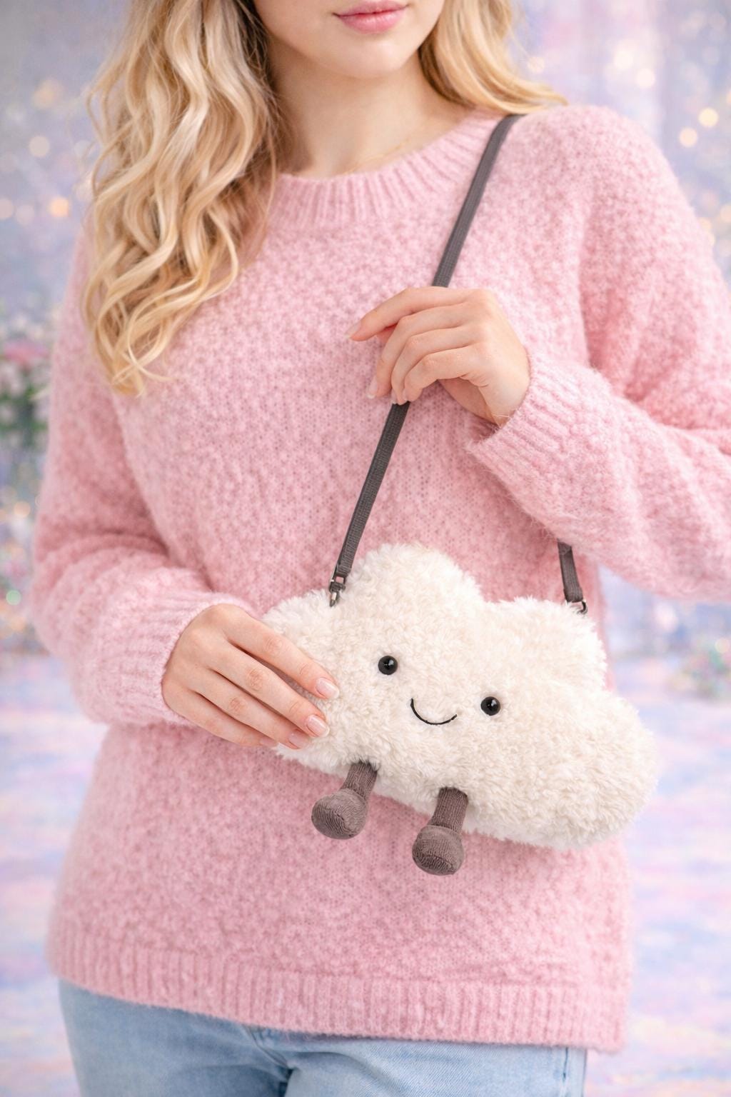 Cloud Plush Crossbody Bag Sewing Pattern | Beginner Friendly (PDF Pattern)