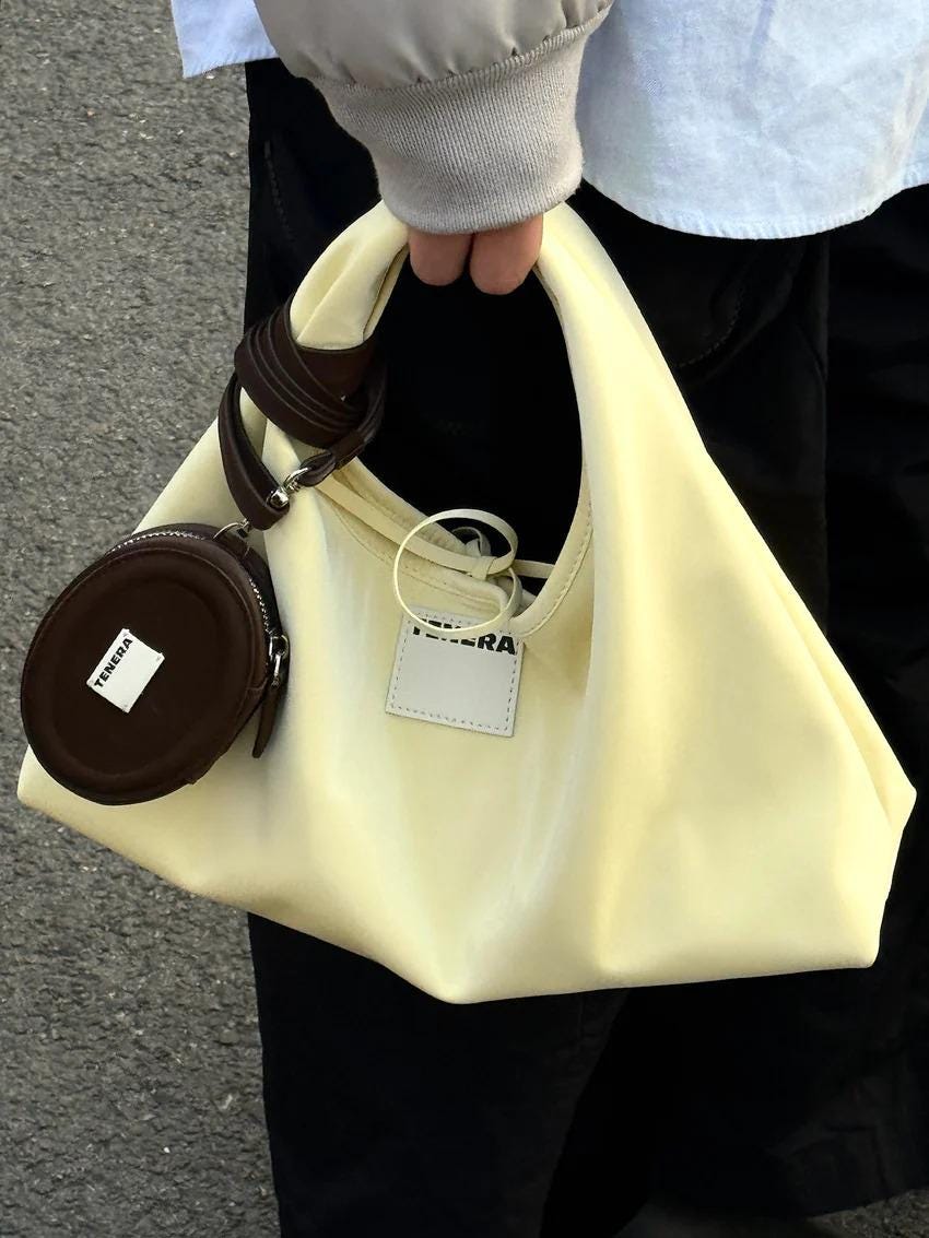 Slouchy Hobo Bag Sewing Pattern PDF, Dumpling Tote Bag Pattern, Minimal Shoulder Bag DIY, Soft Everyday Bag Pattern